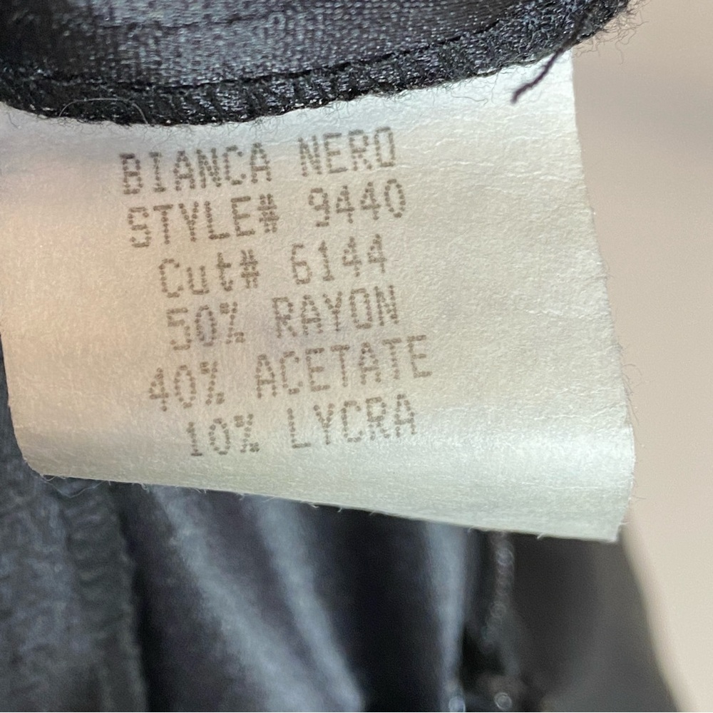 🧜🏼‍♀️ Maria Bianca Nero Form Fitting a classic Black Dress Size Petite - Picture 11 of 11
